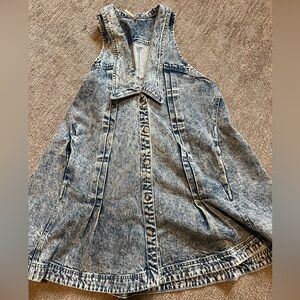 free people denim dress